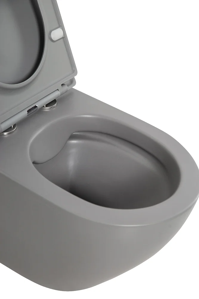 Приобрести belbagno унитаз безободковый подвесной colorato с сиденьем дюропласт, микролифт, серый bb062chr-gr/bb062sc-gr