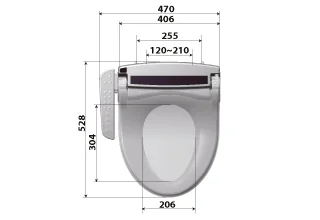 Приобрести sato электронная крышка биде db400l