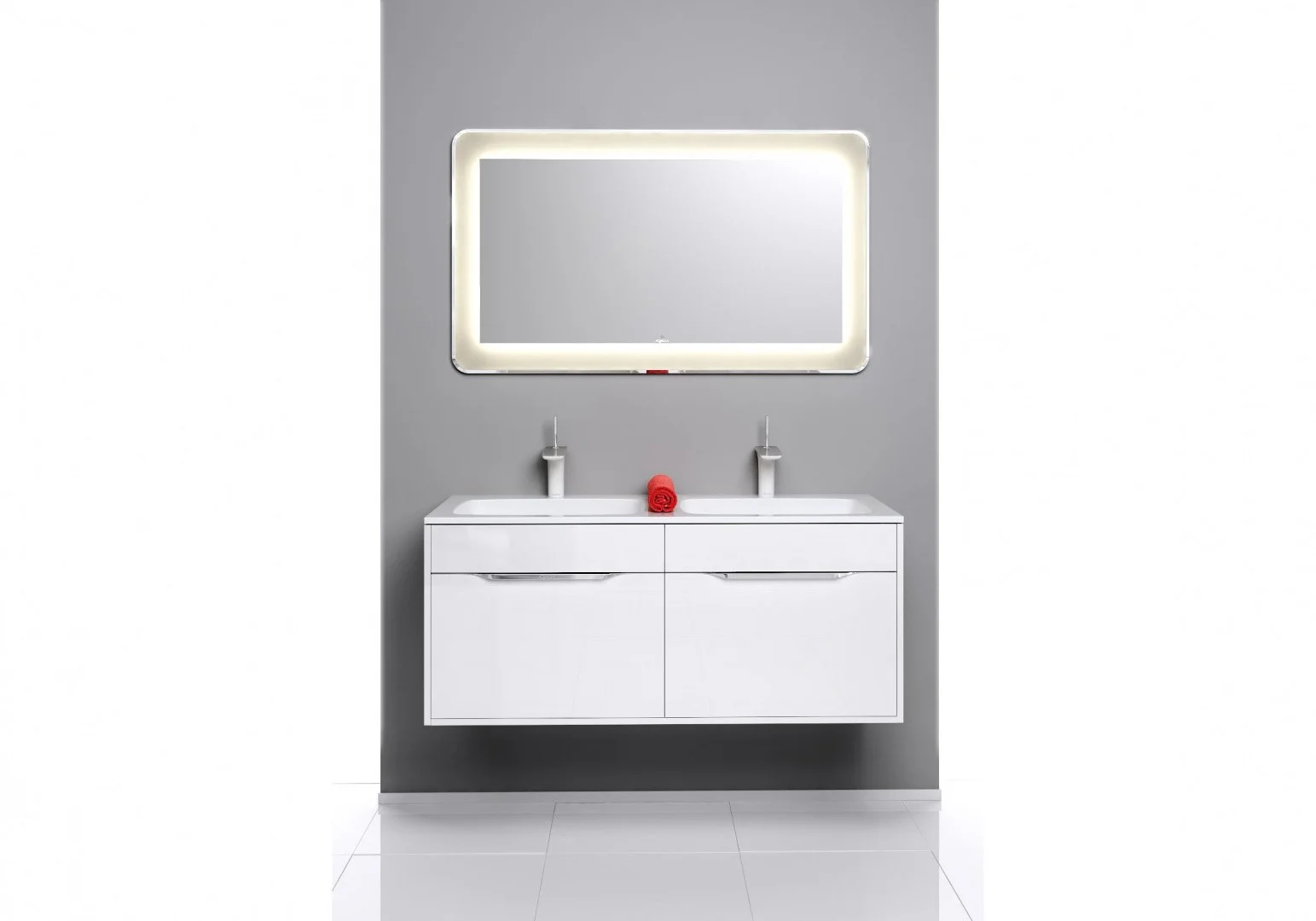 Приобрести тумба подвесная с раковиной aqwella malaga 120 см mal.01.12