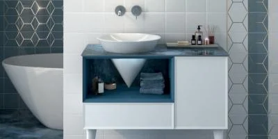 Приобрести раковина-чаша kerama marazzi cono 44 см с бортиком, встраиваемая сверху co.wbi.44