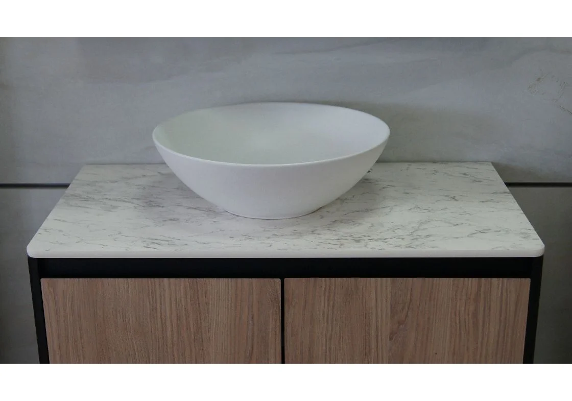 Приобрести столешница velvex klaufs 70 см stkla.70.mh-216.616, цвет белый мрамор