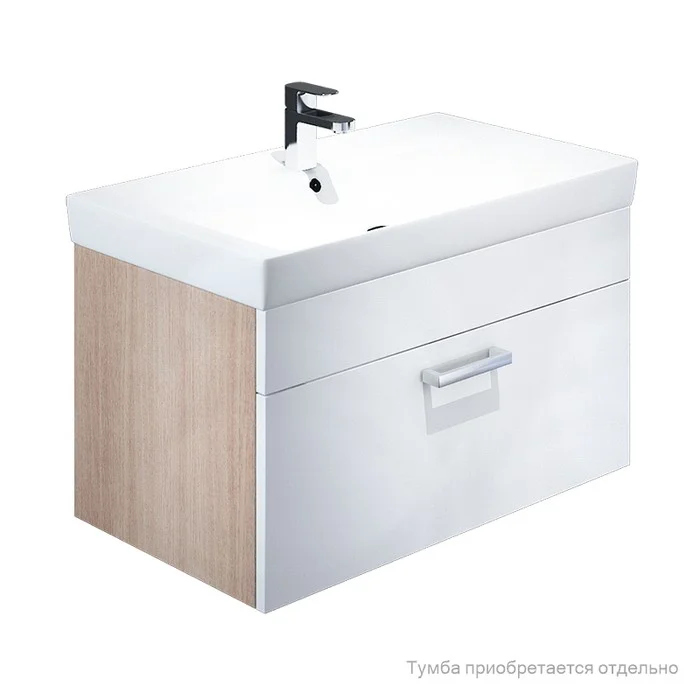 Приобрести iddis раковина встраиваемая milardo 80 см, белая 0018000i28