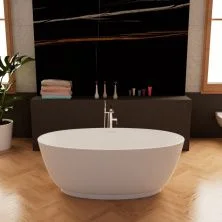 Frank Акриловая ванна F6015 White 150х80 см, отдельностоящая