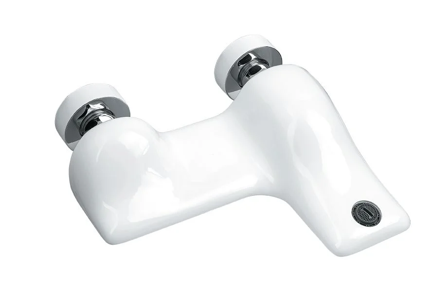 Приобрести смеситель для ванны с душем timo helmi 4014/00-16y хром-белый