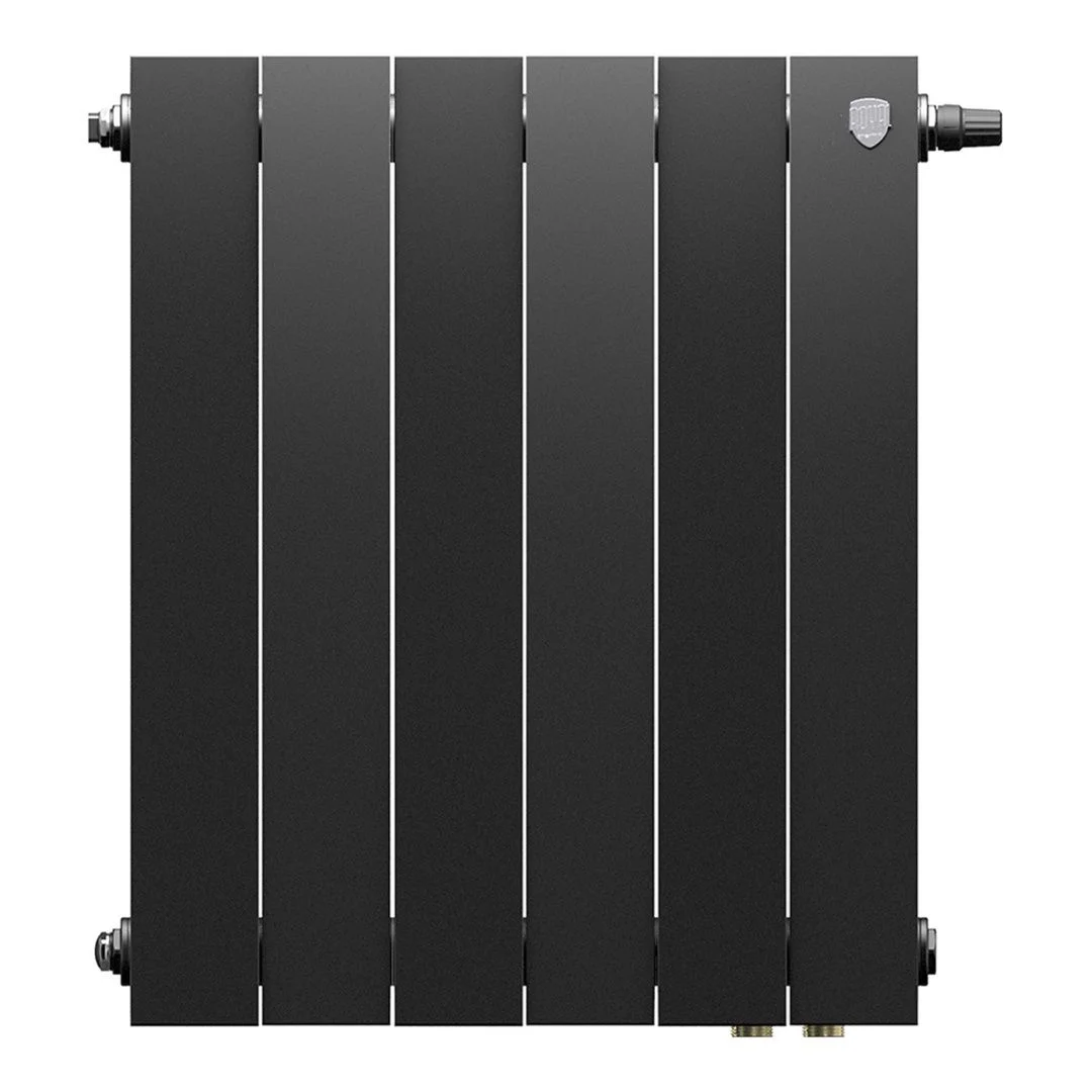 Приобрести royal thermo радиатор биметаллический pianoforte 500 /noir sable ( черный графит ) vdr80 - 6 секц.