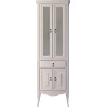 Opadiris Пенал Лоренцо 56х174 см, напольный, двухстворчатый, белый матовый