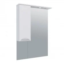 AQUA DE MARCO Зеркало-шкаф ELEGANSE 70 см, левое, белый\хром 1070CELE/L