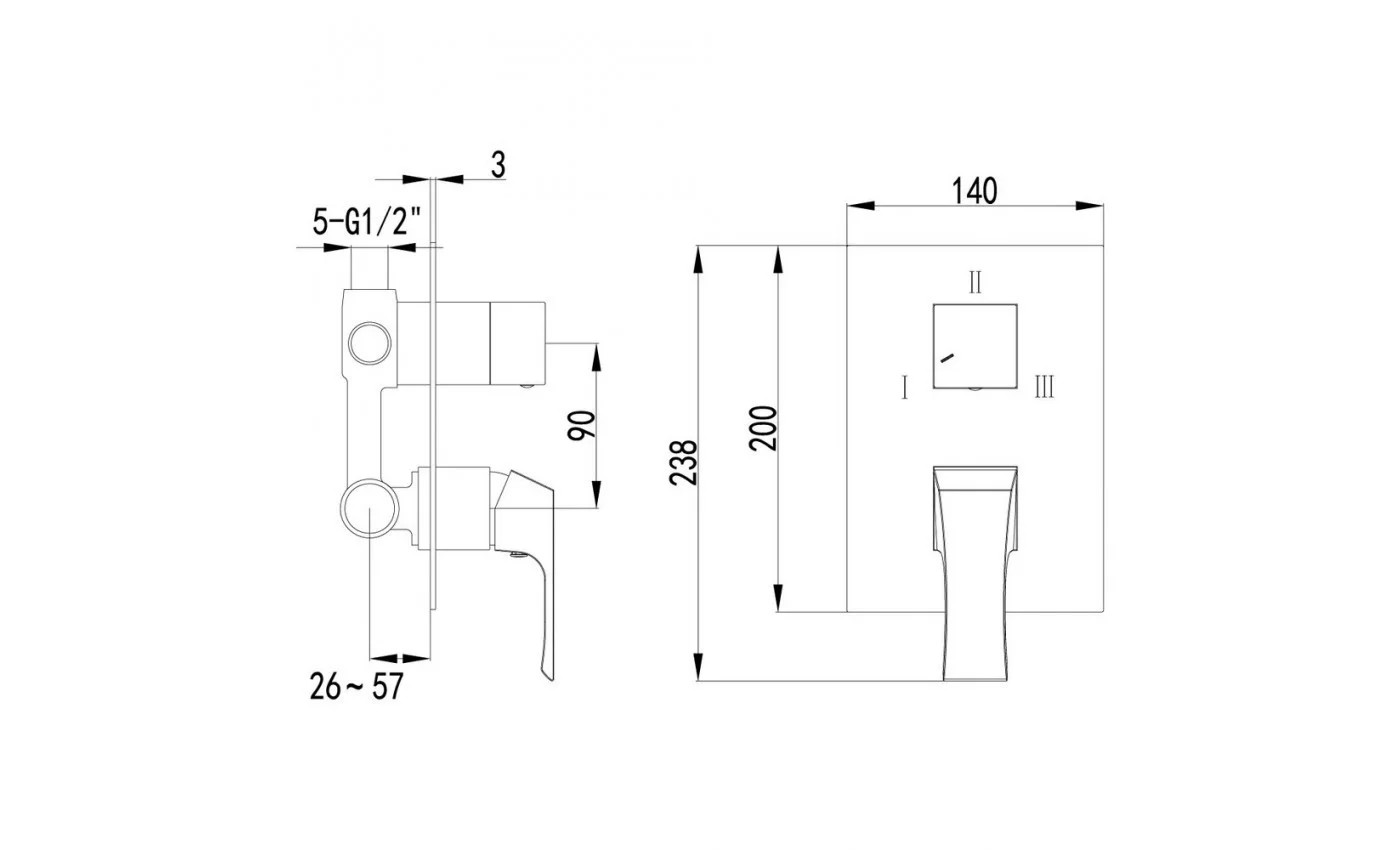 Приобрести lemark смеситель для душа unit, скрытый монтаж, хром lm4528c