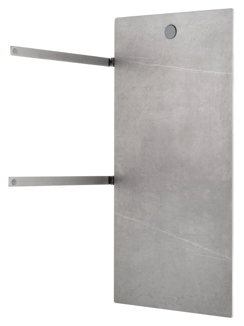 Приобрести полотенцесушитель электрический с каменной плитой серый мрамор wonzon & woghand stuttgart, темный графит (ww-a502-gm)