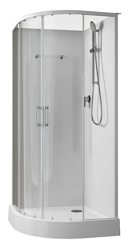 Приобрести aquanet душевая кабина passion evo r white 90x90 см
