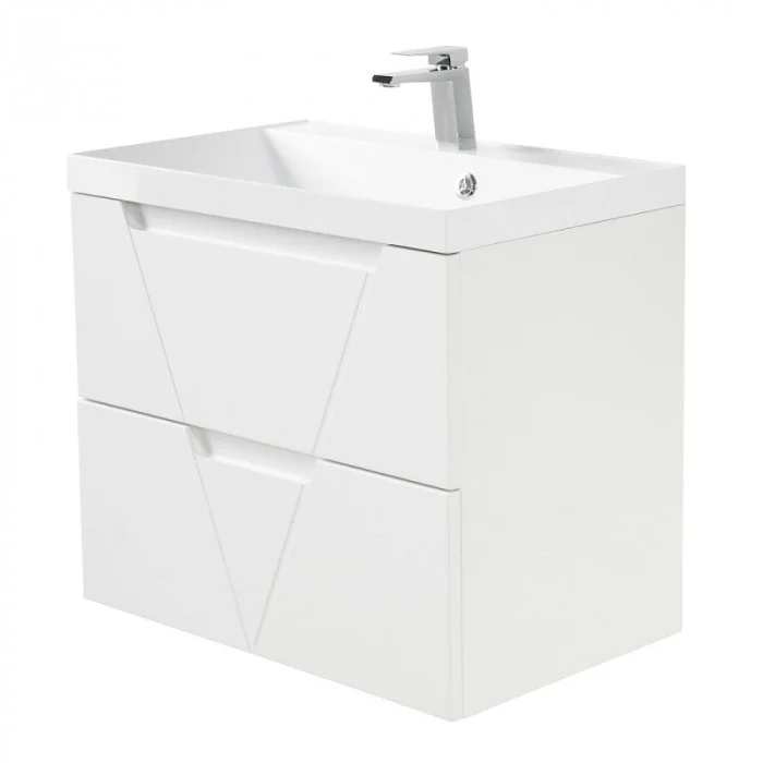 Приобрести тумба подвесная с раковиной belbagno vittoria-900-2c-so-bl 90 см, белый