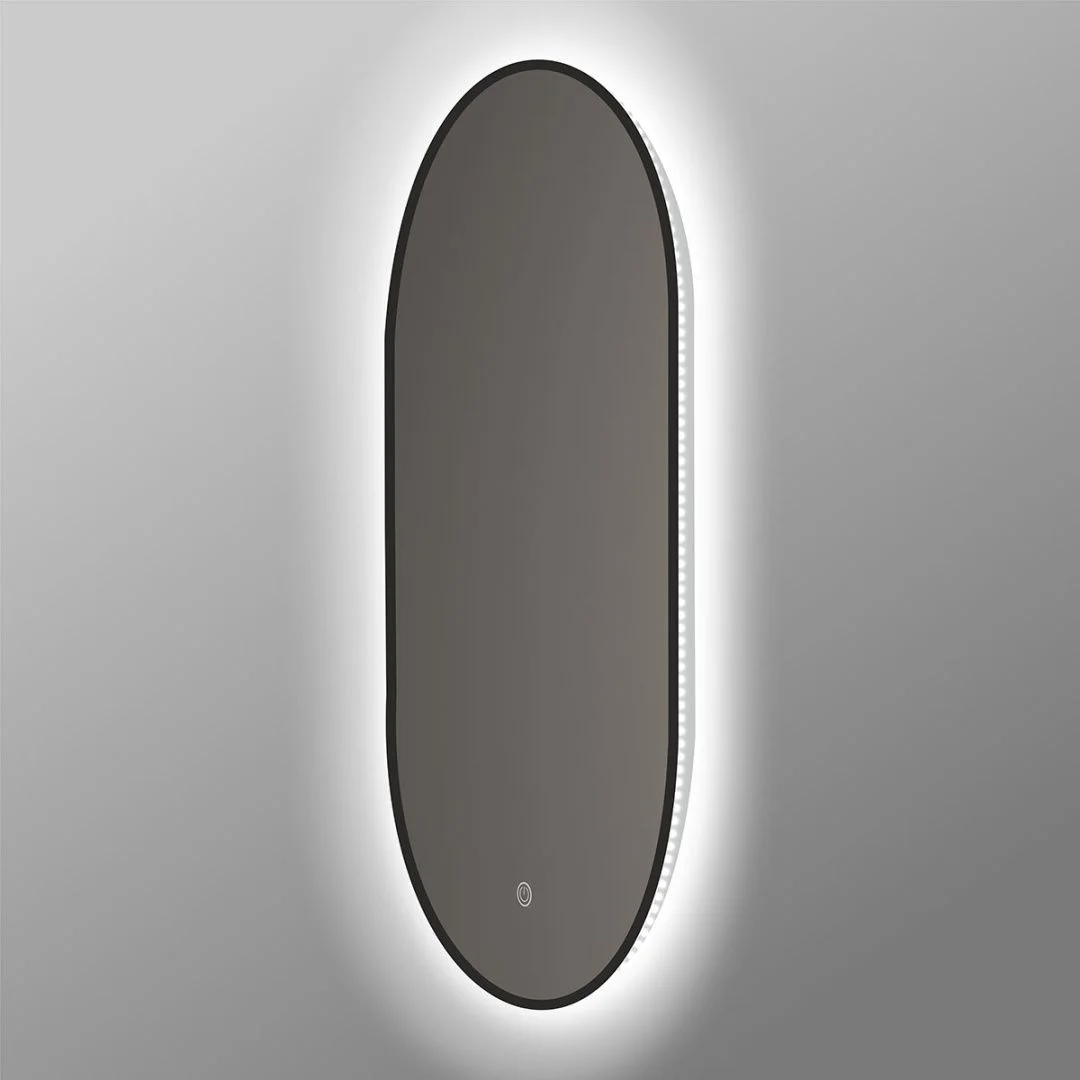 Приобрести vincea зеркало 60х100 см, с led подсветкой, сенсор, диммер, черное vlm-3au100b