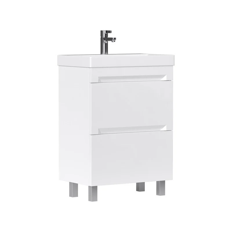 Приобрести equil тумба напольная с раковиной corner 70 см, белая tpcrnr70.2y-06