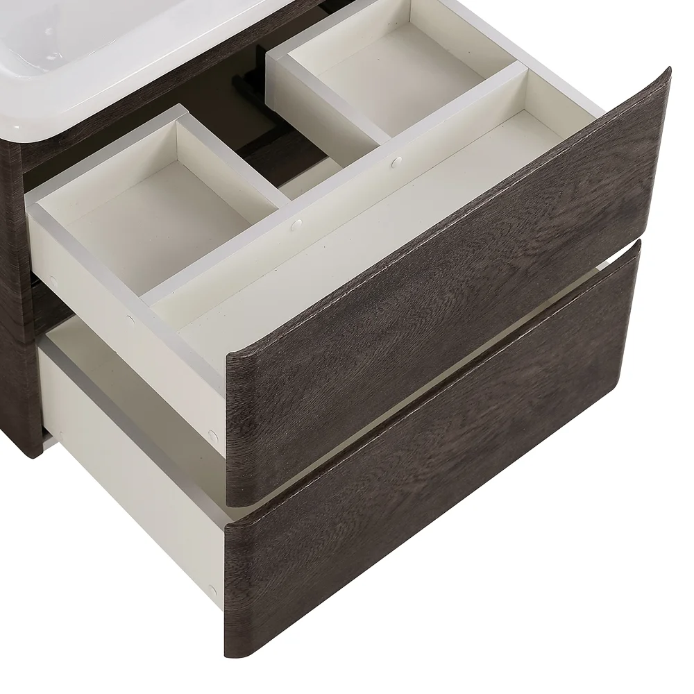 Приобрести belbagno тумба с раковиной albano-cer 50 см, подвесная rovere nature grigio, белая раковина