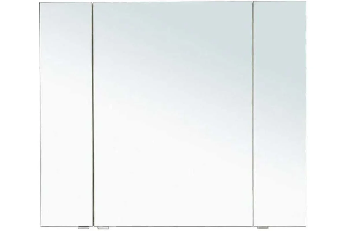 Приобрести aquanet зеркальный шкаф алвита new 90 см, дуб веллингтон белый