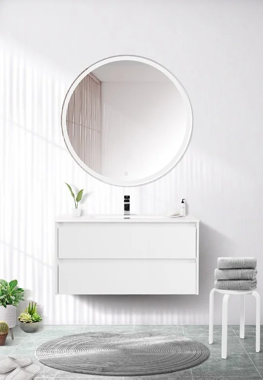 Приобрести тумба подвесная с раковиной belbagno kraft-800-2c-so-bo 80 см, bianco opaco