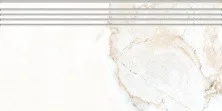 Ступень Kerranova Marble Trend 294x600 мм, LR, Calacatta Gold / Калакатта голд