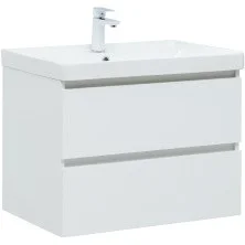 Aquanet Тумба с раковиной Вега 70 см, (2 ящика)