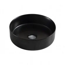 Раковина накладная Azario 355*355*120 мм, черная матовая