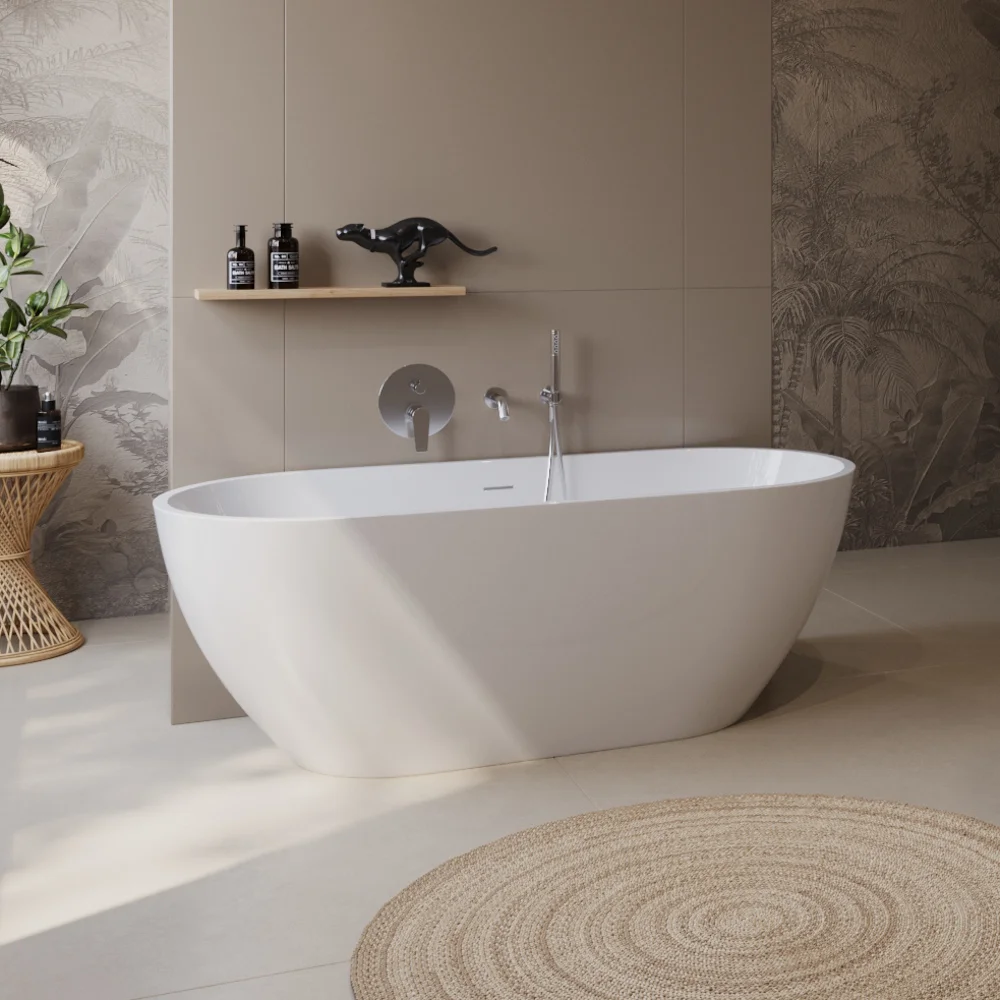 Приобрести belbagno акриловая ванна uno 150х730 см, белая uno bb701-1500-730-k