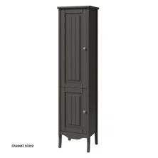 Caprigo Пенал GENOVA 40 см, графит