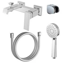 Azario Смеситель для ванны Exquisite, с ручным душем, хром AZ-VSN238340C