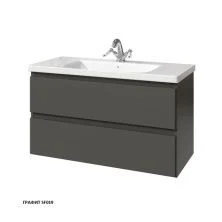 Caprigo Тумба с раковиной FORTE 100 см, графит