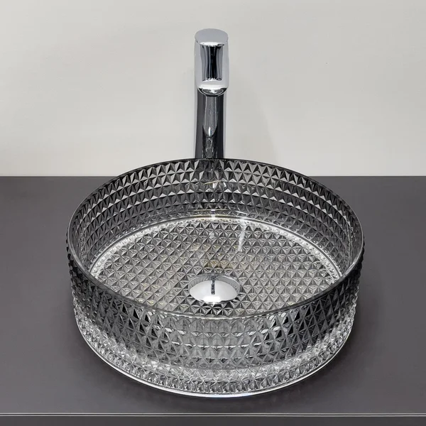 Приобрести comforty раковина накладная cf21010 36х36 см, стеклянная градиентный серый