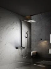 Vincea Душевая стойка Inspire, черная матовая VSFS-3I13TMB