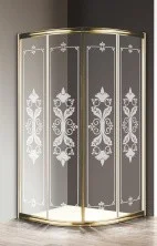 CEZARES Душевое ограждение GIUBILEO 100х100см GIUBILEO-R-2-100-SCORREVOLE-CP-G