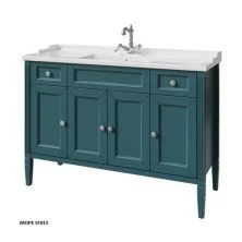 Caprigo Тумба с раковиной ALBION CONCEPT 120 см, бирюзовая