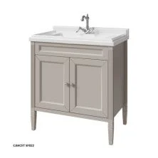 Caprigo Тумба с раковиной ALBION CONCEPT 80 см, серая 34012UV с1