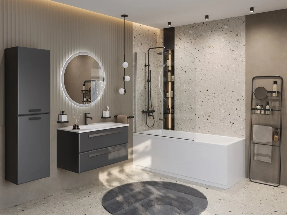 Приобрести cezares акриловая ванна eco 175х75 см, белая eco-175-75-41-w37