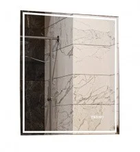 Зеркало Velvex Klaufs Media 60 см c антизапотеванием, Bluetooth, подсветка, сенсорное управление, zkKLA.me.60.al