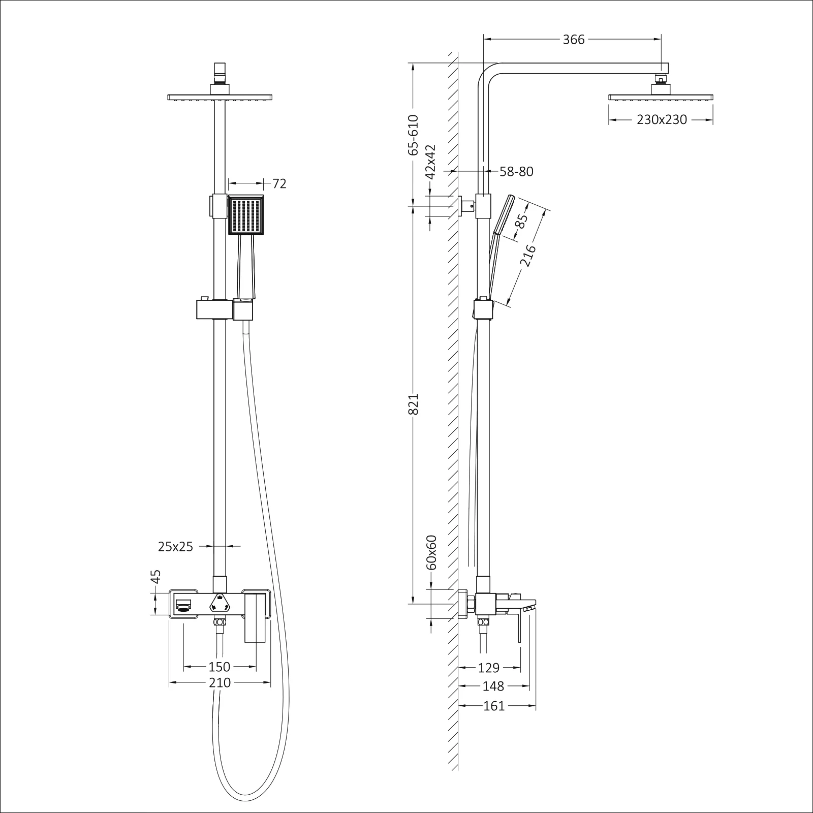 Приобрести душевая система timo selene sx-1030/00 хром