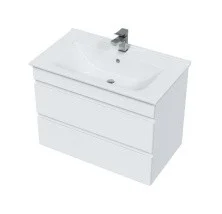 Mirsant Тумба подвесная Next 80\2 80 см с раковиной More-80 УТ000057258