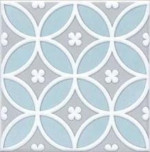 Декор настенный Kerama Marazzi Мурано Голубой 15х15