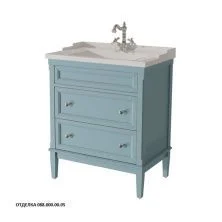 Caprigo Тумба с раковиной JARDIN 70 см, голубая, эмаль