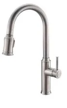 BelBagno Смеситель для кухни с выдвижной лейкой, сатин BB-LAM58-IN