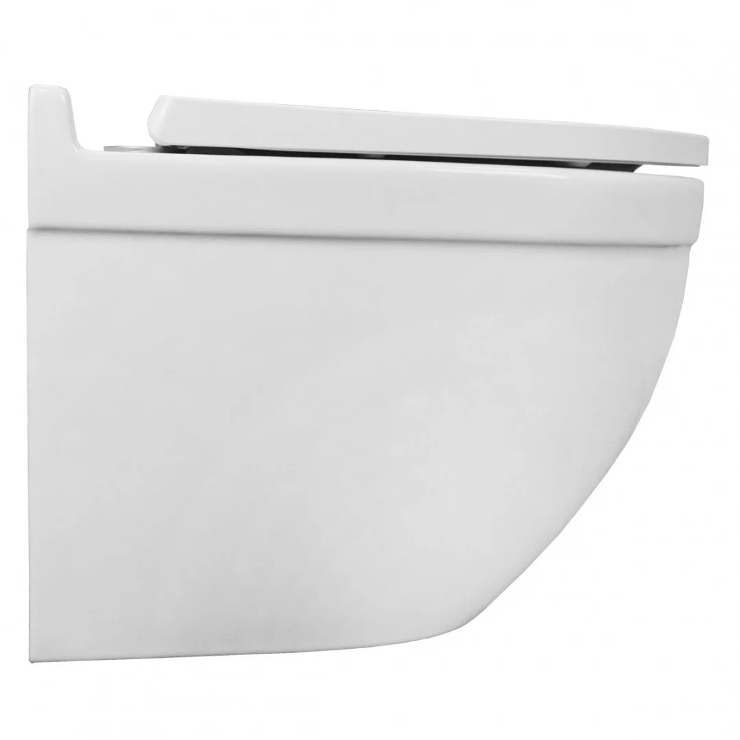 Приобрести унитаз подвесной безободковый azario fora az-0017 с крышкой микролифт