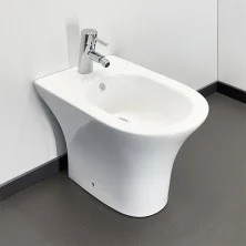 Comforty Напольное биде , с переливом, 109BD, белый