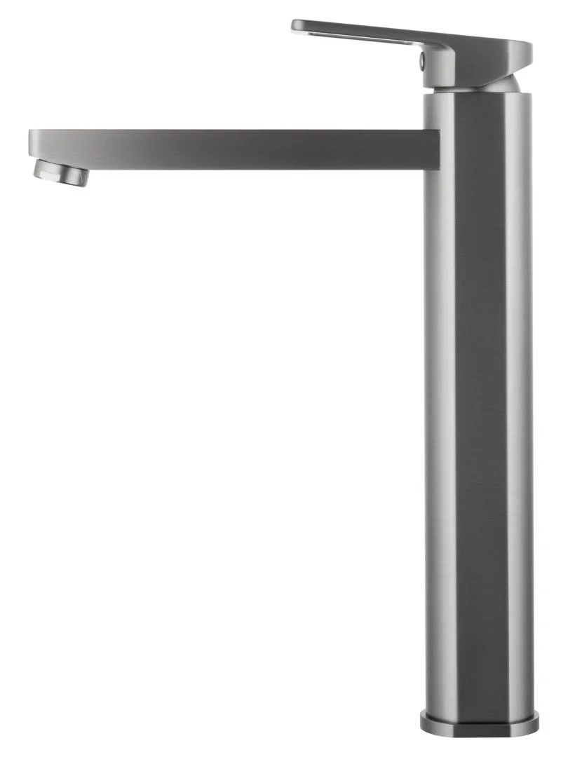 Приобрести смеситель для раковины высокий wonzon & woghand frame, темный графит (ww-88239010-bgm)