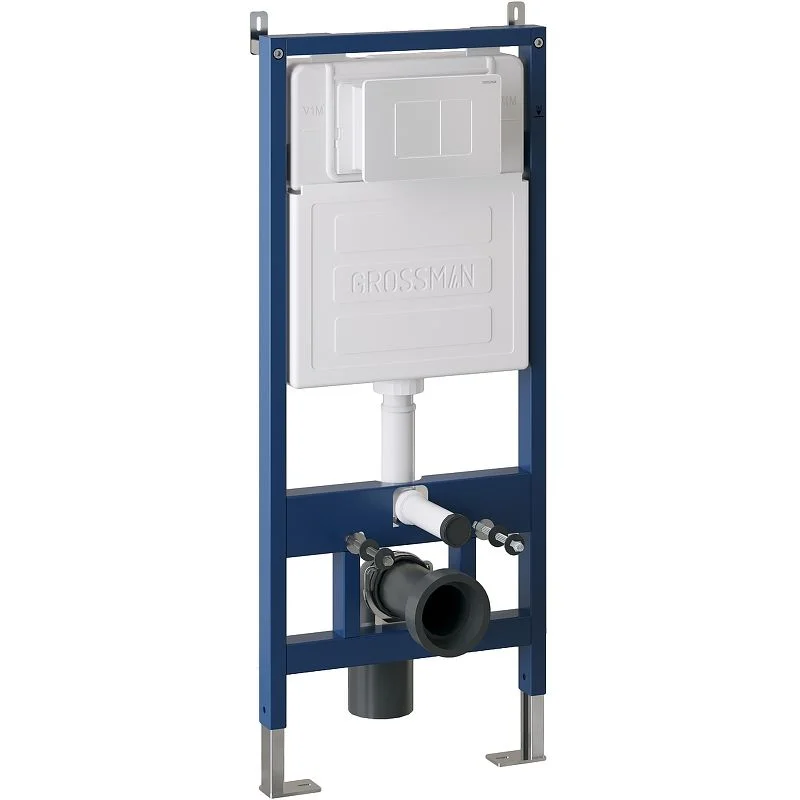 Приобрести grossman клавиша смыва classic, матовый белый 700.k31.04.01m.01m