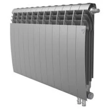 Royal Thermo Радиатор биметаллический BiLiner 500 /Silver Satin ( серебристый ) VR - 12 секц.