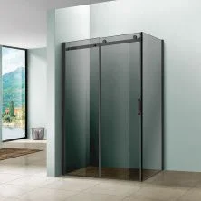 Vincea Душевое ограждение Como 90х120 см, тонированное, черное VSR-1C9012CGB