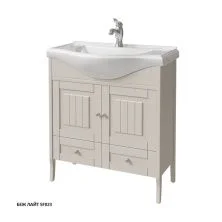 Caprigo Тумба с раковиной GENOVA 80 см, светло бежевая 34412 1