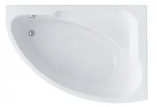 Акриловая ванна асимметричная Гоа 150х100 правосторонняя, белая
