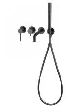 Смеситель для ванны встраиваемый WONZON & WOGHAND STICK, Темный графит (WW-889017-BGM)