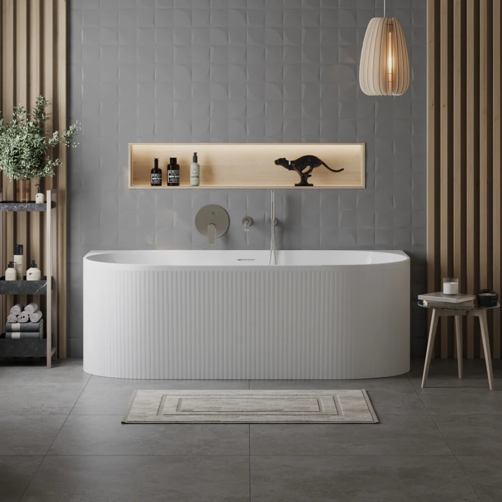 Приобрести belbagno акриловая ванна 170х80 см, пристенная, белая bb412-1700-800