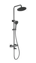 Душевая система с термостатом WONZON & WOGHAND NEO, Темный графит (WW-B3035-A3-BGG)